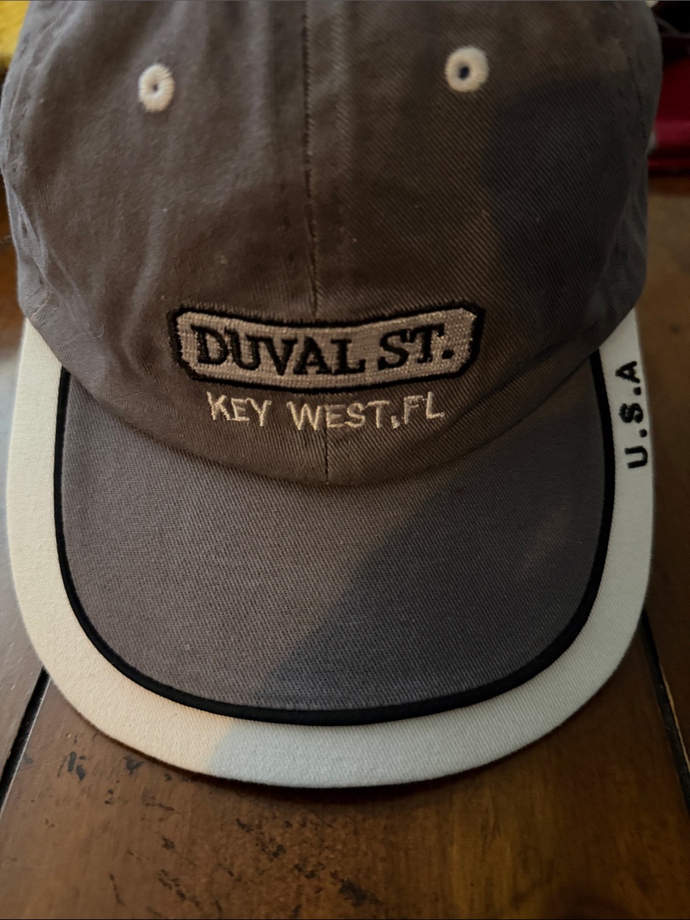 Key West, FL Gray Baseball Cap